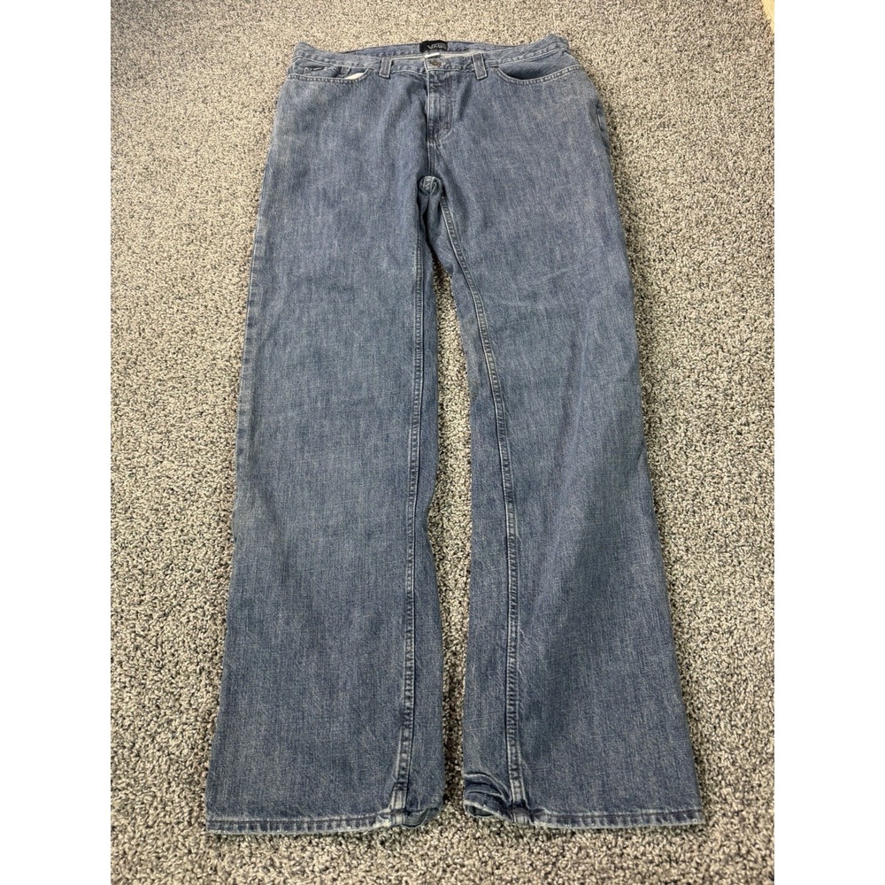 Vintage Y2K Vans Straight Jeans Men's Size 36X34 Blue Baggy Grunge